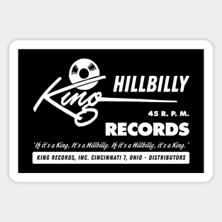 King Hillbilly Records Magnet